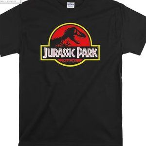 Jurassic Park Logo T-rex Dinosaur T-shirt Hoody Kids Child Tote Bag Tshirt